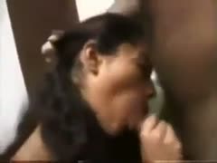A cute and little Indian college amateur wife uses her knees to stimulate her mouth.